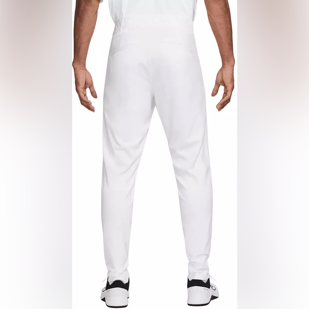 Nike Men’s White Baseball Pants with Black Swoosh - Picture 2 of 9